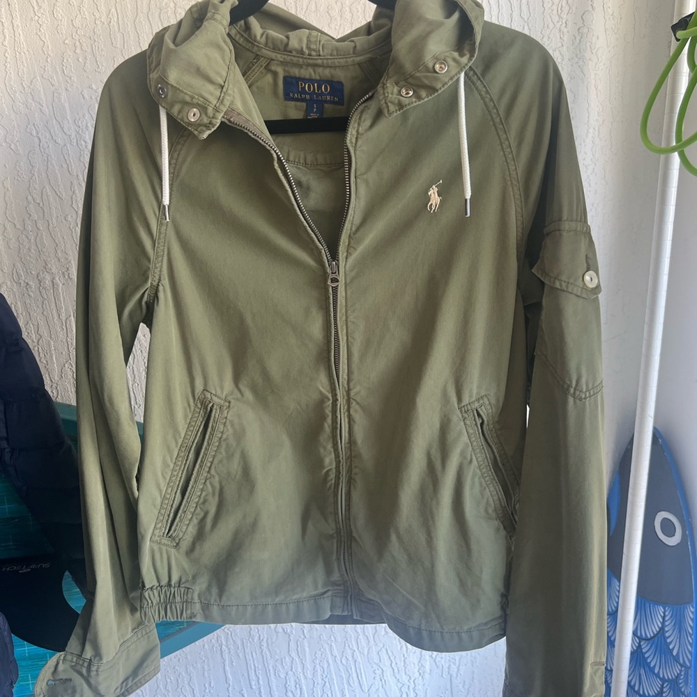 Ralph Lauren Sage Green Hooded Jacket